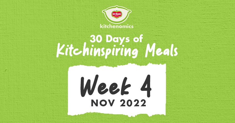 Delicious Dishes Cooked with Pantry Basics | Nov 2022: Week 4